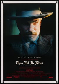9h177 THERE WILL BE BLOOD linen 1sh 2007 Best Actor winner Daniel Day-Lewis, Paul Thomas Anderson