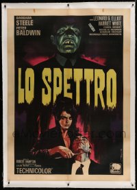 9j023 GHOST linen Italian 1p R1970 completely different horror art by Enrico De Seta!