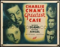 9k027 CHARLIE CHAN'S GREATEST CASE 1/2sh 1933 Asian detective Warner Oland & top cast, ultra rare!