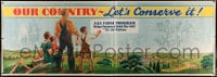 9k002 AAA FARM PROGRAM 42x120 special poster 1930s helps farmers hold soil for the nation, rare!