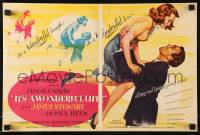 9k142 IT'S A WONDERFUL LIFE trade ad 1946 art of James Stewart & Donna Reed, Frank Capra classic!