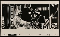 9m079 TRON 12x20 Kodalith animation cel 1982 art of Jeff Bridges in a computer, Disney sci-fi!