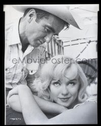 9m496 MISFITS group of 3 8x10 negatives 1961 sexy Marilyn Monroe, Clark Gable, Montgomery Clift!