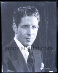 9m522 RUDY VALLEE 8x10 negative 1930s youthful head & shoulders portrait wearing suit & tie!