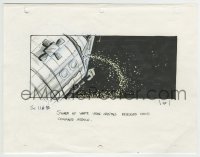 9m105 APOLLO 13 9x11 storyboard art 1995 swarm of urine crystals released from command module!