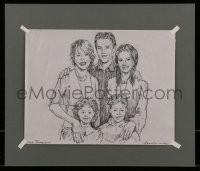 9m149 MONSTER-IN-LAW signed concept art 2005 Tavoularis art of Jennifer Lopez, Jane Fonda & family!