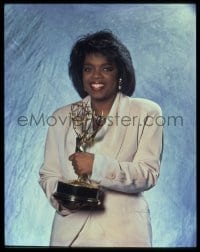 9m358 14TH ANNUAL DAYTIME EMMY AWARDS 4x5 transparency 1987 great portrait of host Oprah Winfrey!