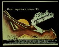 9m368 BLACK EMANUELLE 4x5 transparency 1976 art of sexy naked Laura Gemser on the British quad!