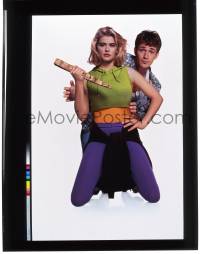 9m208 BUFFY THE VAMPIRE SLAYER 8x10 transparency 1992 great image of Kristy Swanson & Luke Perry!