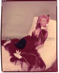 9m212 DAMN YANKEES 8x10 transparency 1958 sexy Gwen Verdon in nightgown with phone by Bert Six!