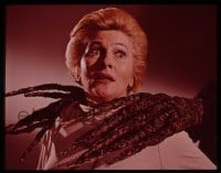 9m382 DEVIL'S OWN 4x5 transparency 1967 Hammer, best c/u of Joan Fontaine grabbed by the monster!