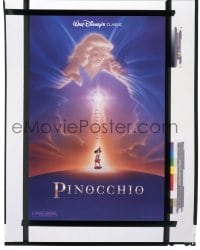 9m605 PINOCCHIO 8x10 transparency 1990s Disney, great image of the R1992 advance one-sheet!