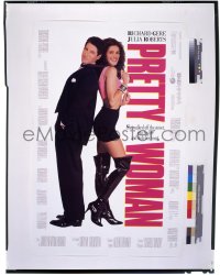 9m606 PRETTY WOMAN 8x10 transparency 1990s 1sheet image of prostitute Julia Roberts & Richard Gere!