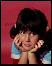 9m428 PUNKY BREWSTER 4x5 transparency 1984 cute portrait of Soleil Moon Frye in the title role!