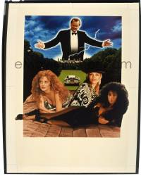 9m284 WITCHES OF EASTWICK 8x10 transparency 1987 Jack Nicholson, Cher, Susan Sarandon & Pfeiffer!