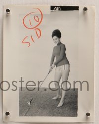 9m529 PEYTON PLACE group of 15 4x5 negatives + positive prints 1965 sexy Barbara Parkins golfing!