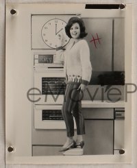 9m528 PEYTON PLACE group of 18 4x5 negatives + positive print 1964 Barbara Parkins in cool kitchen!