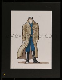 9m147 JUDGE DREDD concept art 1995 art of Max Von Sydow's costume + contact sheet with 3 photos!