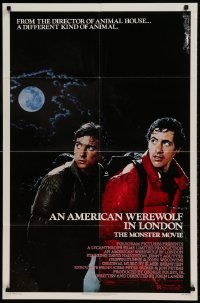 9p046 AMERICAN WEREWOLF IN LONDON 1sh 1981 David Naughton, Agutter, Dunne, John Landis!