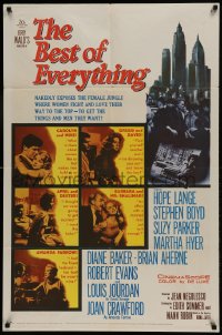 9p092 BEST OF EVERYTHING 1sh 1959 Hope Lange, Stephen Boyd, nakedly exposes the female jungle!