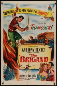 9p135 BRIGAND 1sh 1952 Anthony Dexter, Jody Lawrance, Alexandre Dumas, different images!