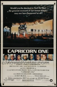 9p156 CAPRICORN ONE 1sh 1978 Elliott Gould, O.J. Simpson, the $30 billion dollar hoax!