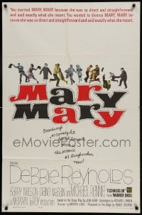 9p548 MARY MARY 1sh 1963 Debbie Reynolds, Barry Nelson, Michael Rennie, musical comedy!