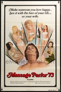 9p552 MASSAGE PARLOR '73 1sh 1973 Massagesalon der jungen Madchen, images of sexy girls!