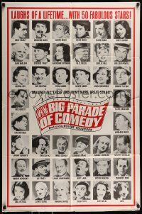 9p560 MGM'S BIG PARADE OF COMEDY 1sh 1964 W.C. Fields, Marx Bros., Abbott & Costello, Lucille Ball