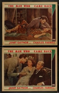 9r937 MAN WHO CAME BACK 2 LCs 1931 Janet Gaynor is a drug addict & Farrell passes bad checks!