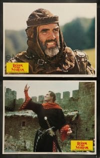 9r966 ROBIN & MARIAN 2 LCs 1976 Robin Hood, great images of Sean Connery, Robert Shaw!