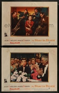 9r978 STAR IS BORN 2 LCs 1954 both with Judy Garland, George Cukor classic!