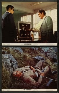 9r551 CHAIRMAN 6 color 11x14 stills 1969 Intelligence can't keep Gregory Peck alive much longer!