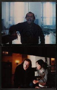 9r648 SHINING 5 color 10.75x14 stills 1980 King & Kubrick, Shelley Duvall, Jack Nicholson!
