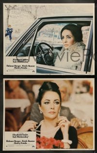 9r052 ASH WEDNESDAY 8 LCs 1973 beautiful aging Elizabeth Taylor gets extensive plastic surgery!
