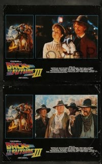 9r609 BACK TO THE FUTURE III 5 LCs 1990 Michael J. Fox, Christopher Lloyd, Robert Zemeckis!