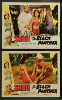 9r488 BLACK PANTHER 7 LCs 1956 danger brought Sabu to sexy Carol Varga's side in the jungle!