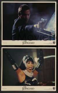 9r073 BODYGUARD 8 LCs 1992 great images of Kevin Costner & Whitney Houston!