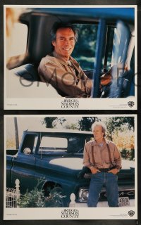 9r080 BRIDGES OF MADISON COUNTY 8 LCs 1995 Clint Eastwood directs & stars w/Meryl Streep!