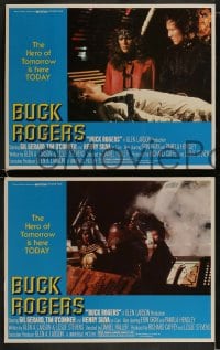 9r675 BUCK ROGERS 4 LCs 1979 classic sci-fi comic strip, Erin Gray & Gil Gerard!