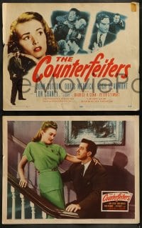 9r100 COUNTERFEITERS 8 LCs 1948 John Sutton, Lon Chaney, Doris Merrick, Sam Newfield directed!