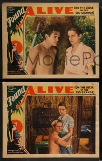 9r622 FOUND ALIVE 5 LCs 1934 great images of sexy Barbara Bedford, Maurice Murphy, Mexican jungle!