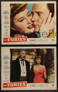 9r149 FURIES 8 LCs 1950 Barbara Stanwyck, Wendell Corey, Walter Huston, Anthony Mann!