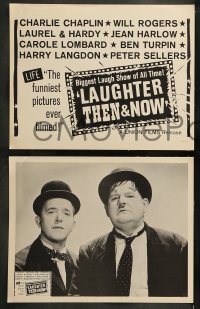 9r696 GOLDEN AGE OF COMEDY 4 LCs R1962 Laurel & Hardy, Harry Langdon, winner of 2 Academy Awards!