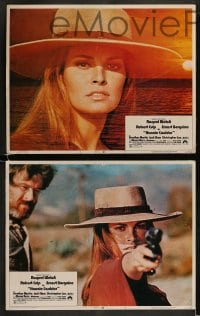 9r176 HANNIE CAULDER 8 LCs 1972 sexiest cowgirl Raquel Welch, Jack Elam, Culp, Ernest Borgnine