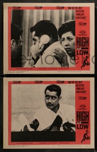 9r704 HIGH & LOW 4 LCs 1964 Akira Kurosawa's Tengoku to Jigoku, Toshiro Mifune, Japanese classic!