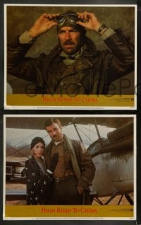 9r191 HIGH ROAD TO CHINA 8 LCs 1983 images of aviator Tom Selleck & Bess Armstrong!