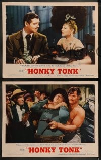 9r812 HONKY TONK 3 LCs R1955 sexy Lana Turner loves toughest gent Clark Gable!