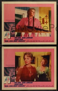 9r205 HUSH...HUSH, SWEET CHARLOTTE 8 LCs 1965 Bette Davis, Olivia de Havilland, Joseph Cotten!