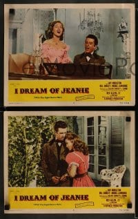 9r569 I DREAM OF JEANIE 6 LCs 1952 Ray Middleton, Bill Shirley, Muriel Lawrence, one with blackface